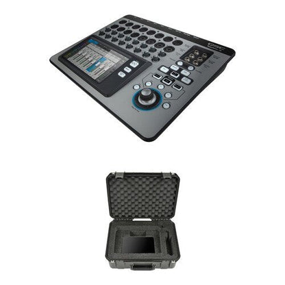 QSC TouchMix-16 Compact Digital Mixer with Watertight Road Case Kit
